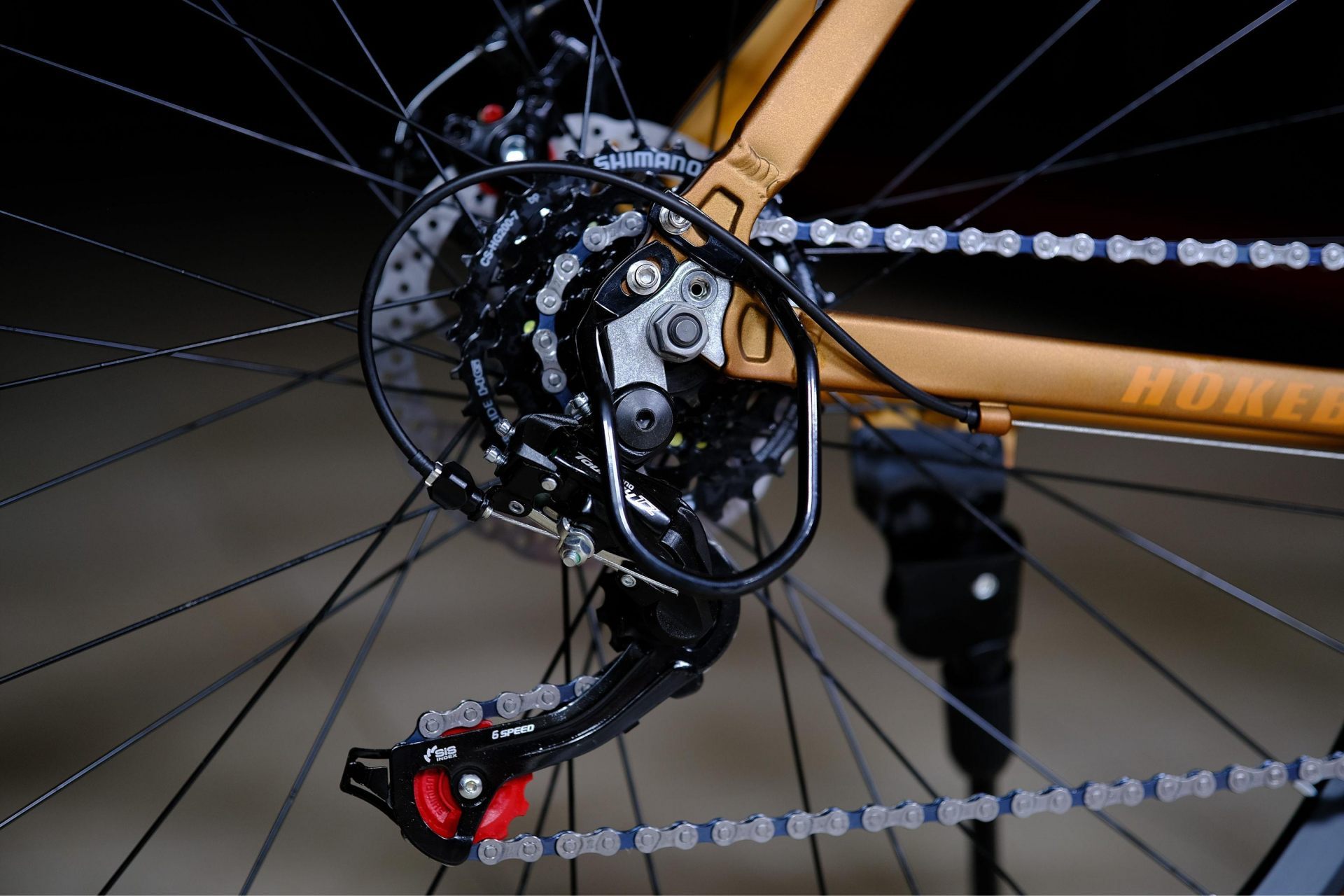 Задний переключатель Shimano Tourney TZ500 оригинал
 HOKE ONE WAY 29 матовый коричневый-золотой 19