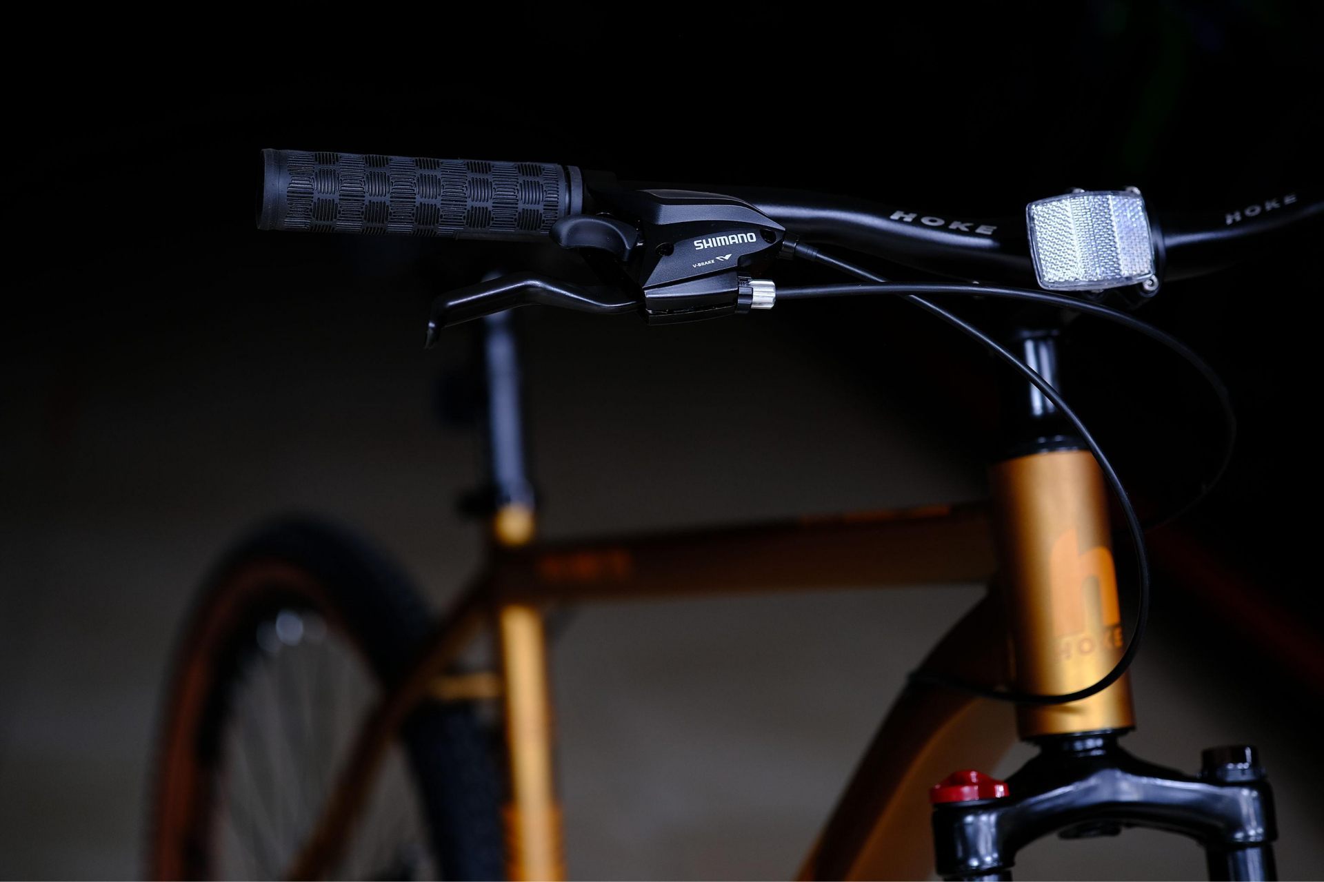 Манетка Shimano Altus ST-EF-500 оригинал HOKE ONE WAY 29 матовый коричневый-золотой 19